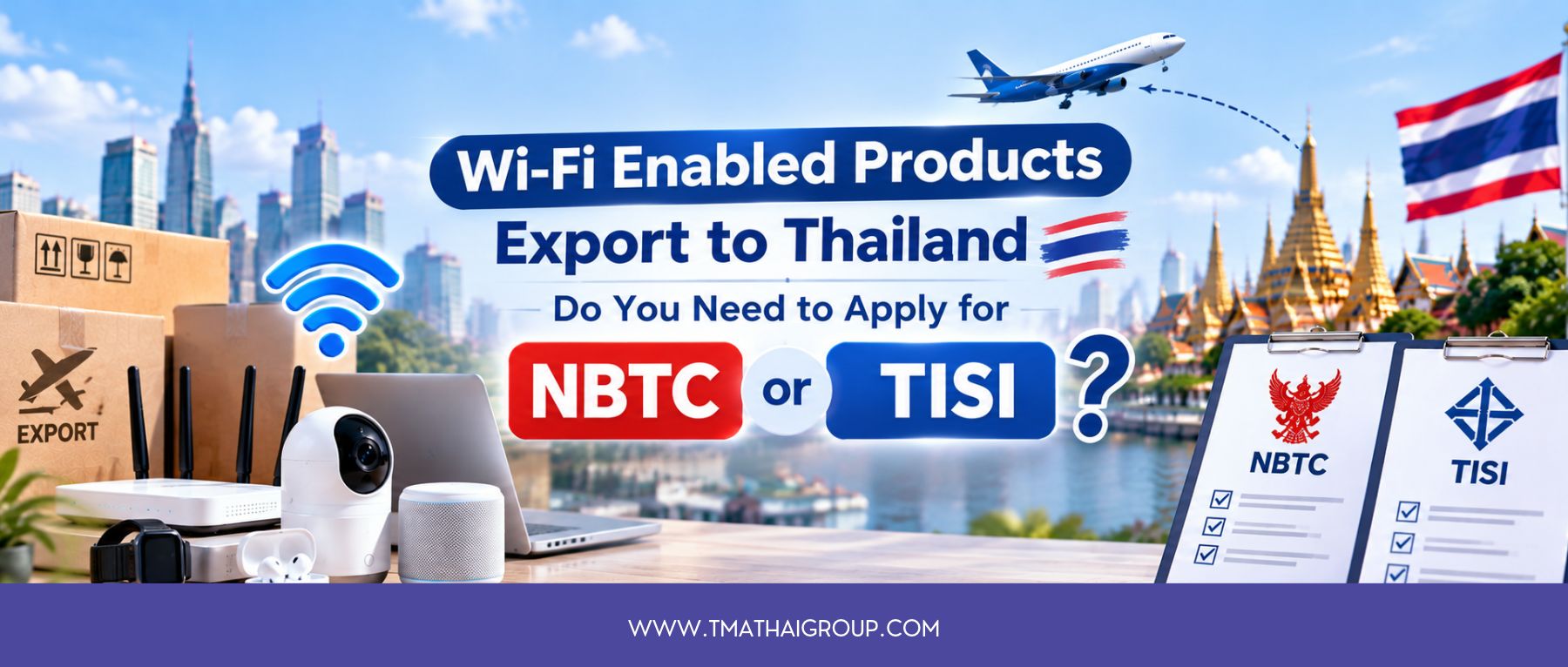 Does a Wi-Fi-Enabled Product Exported to Thailand Require NBTC or TISI Approval?