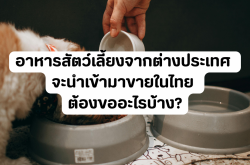 อาหารสัตว์เลี้ยงจากต่างประเทศ จะนำเข้ามาขายในไทย ต้องขออะไรบ้าง?